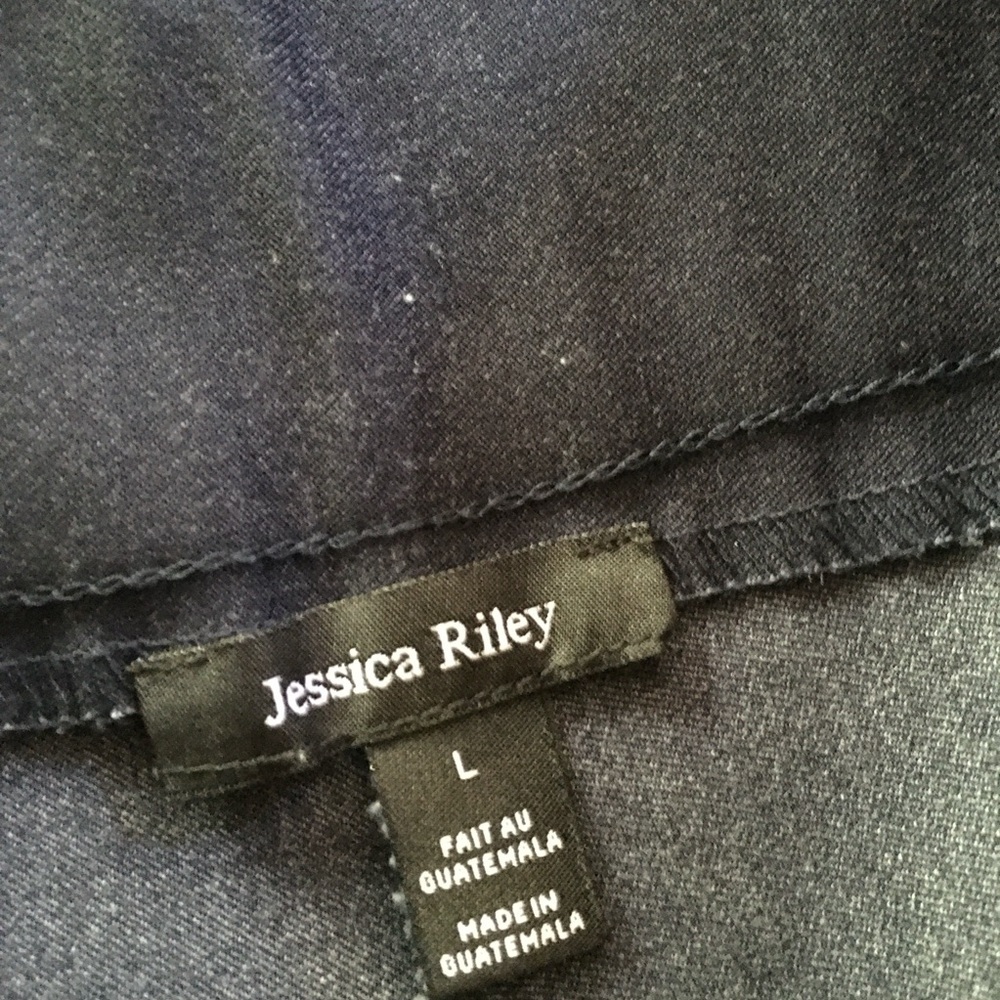 Jessica Riley Black High Waist Slim Cropped Pants Large - Picture 4 of 10